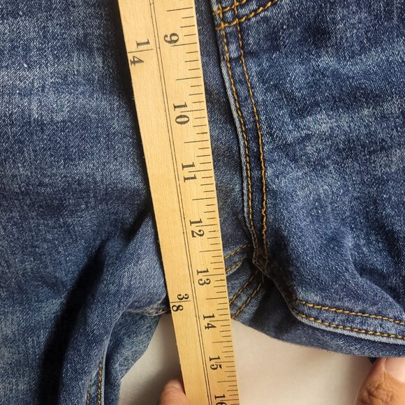 Hype Women's Blue Denim Joggers Size 21/22 - Stretchy Comfortable Elastic Waist - Picture 10 of 12